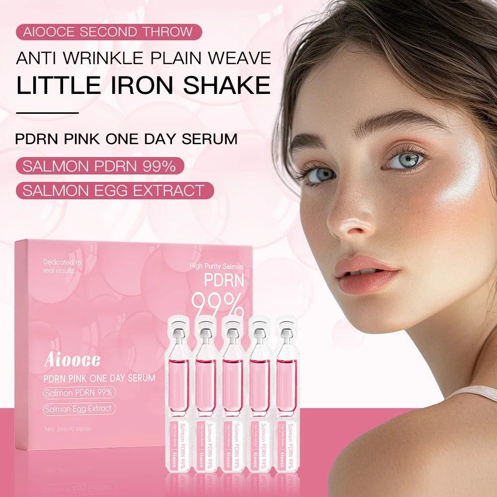 PDRN Salmon DNA +HA  Anti- Wrinkle Serum Fade Fine Lines Facial Moisturizing brightning Anti Aging Firming Skin Care