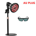 E27 Red&Near Infrared Light Therapy Lamp-LED for Face Body Treatment Pain Relief ,Adjustable Stand,18 LEDs 660nm&850nm Combo