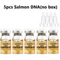 8ml Salmon DNA Gold Ampoule Skin Booster Serum Kit Natural Brightening Whitening Moisturizing Face Skin Care